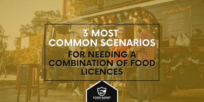 2022-10 – 3 COMMON SCENARIOS Blog Feature Image Combination food licence