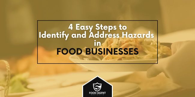 4 easy steps to identify and address hazards in food businesses Blog Header hazard management plan for food businesses