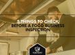 What to check before a food business inspection